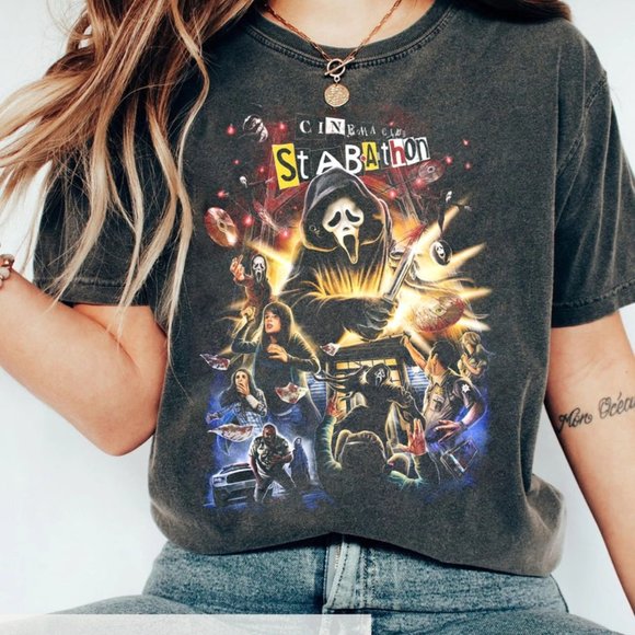 Scream Tshirt, Scream Halloween Movie T-shirt, 90s Scream Shirt, Scream Movie T- - Picture 1 of 1